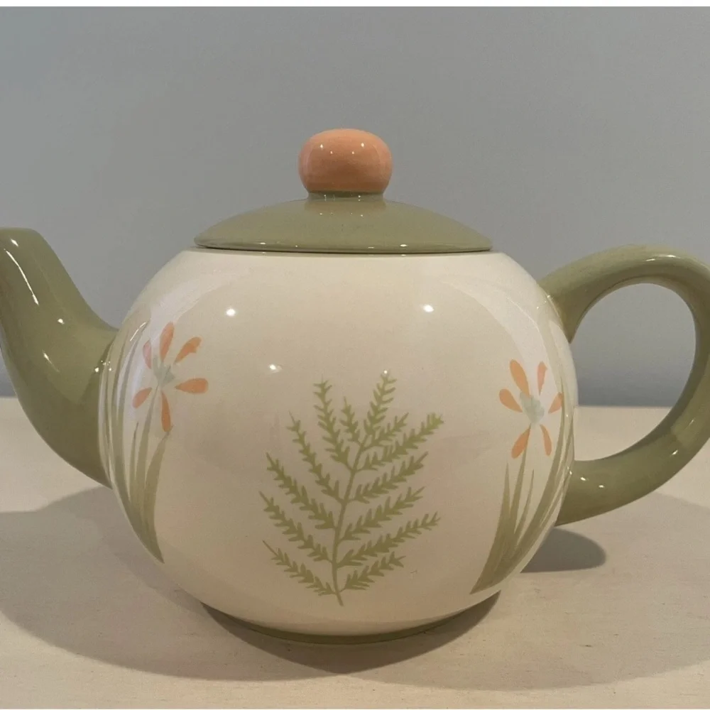 Sur la Table Floral Ceramic Teapot